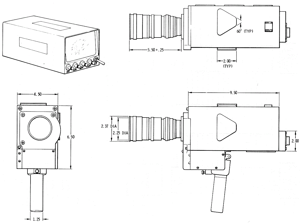 Color Television Camera and Monitor Diagram